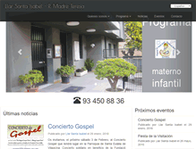 Tablet Screenshot of llarsantaisabel.org